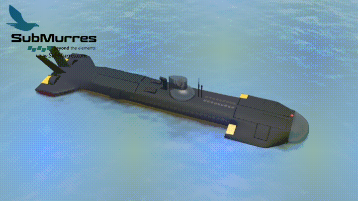 SubMurres 由潛水艇變身四軸機